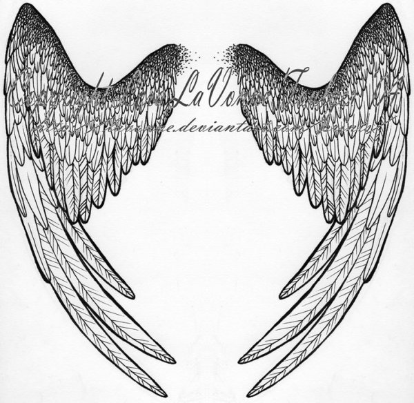 Ангел рисунок