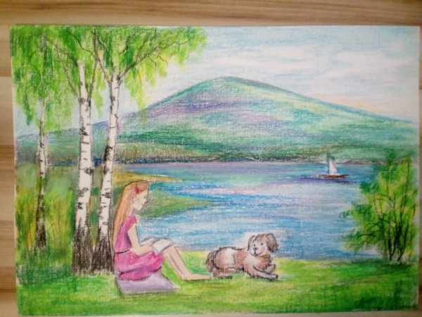 Рисунок на тему мой родной край