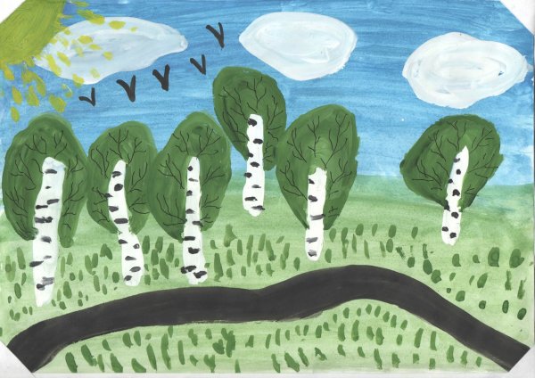 Рисование на тему природа