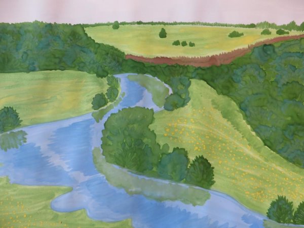 Поверхность нашего края рисунок