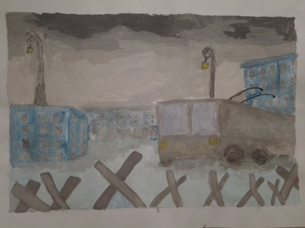 Рисование блокада Ленинграда старшая группа