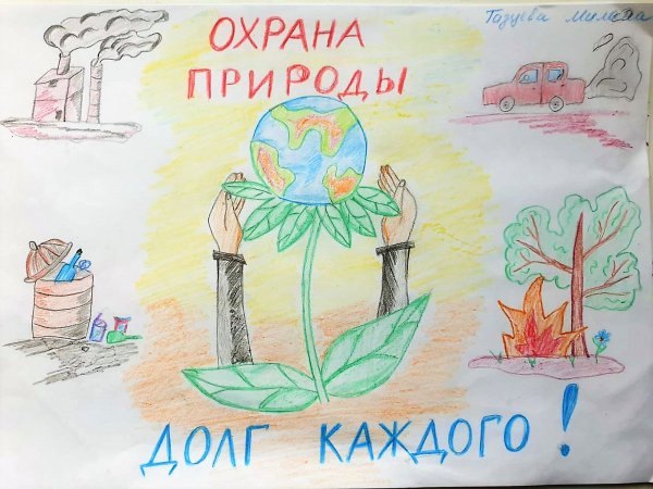 Профессия эколог детский рисунок на конкурс