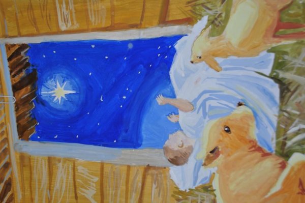 Рождественская история рисунок на конкурс