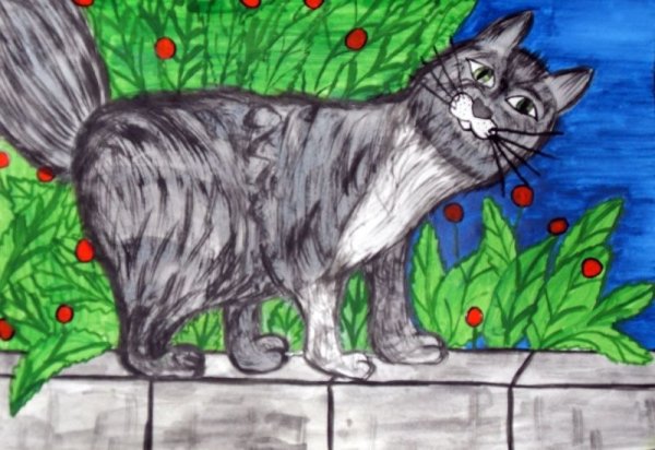 Рисование мой любимый домашний питомец