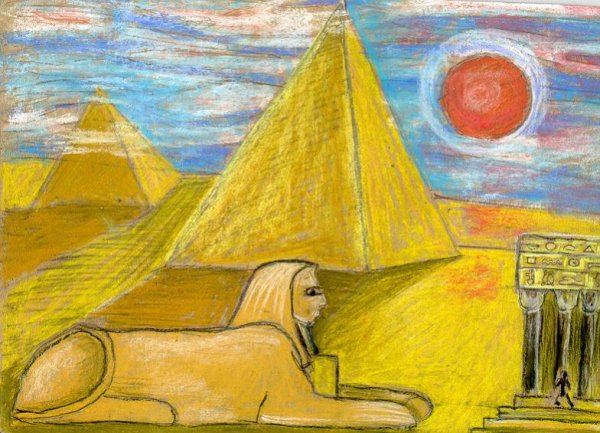 Пирамиды в изобразительном искусстве