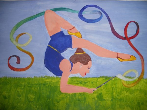 Детские рисунки на тему спорт