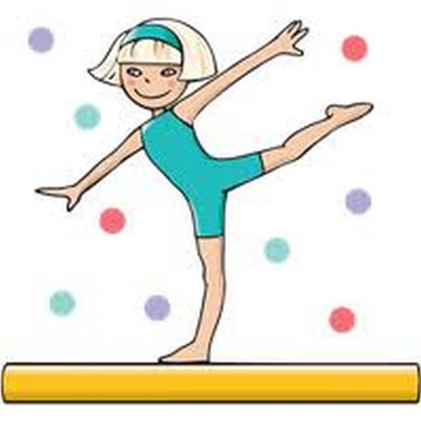 Раскраска гимнастика для детей