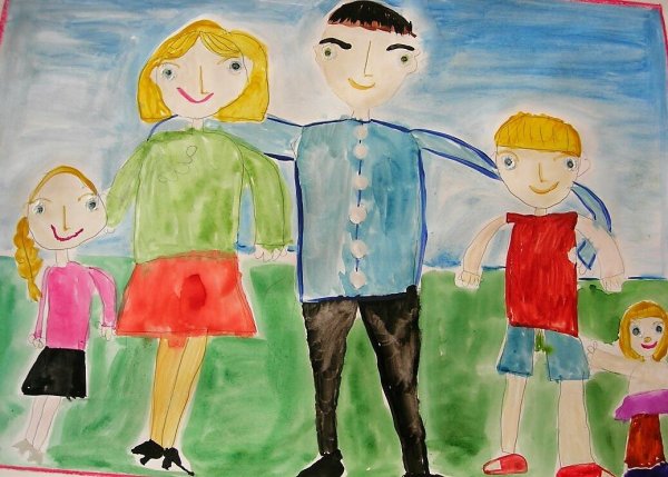 Рисование моя семья