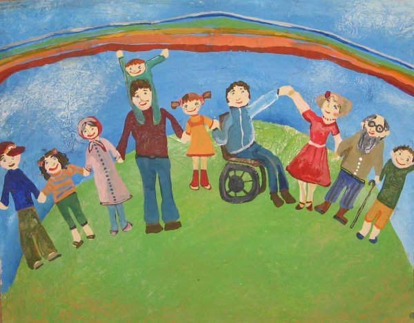 Рисование на тему Дружба