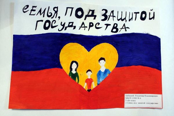 Плакат на тему Конституция глазами детей