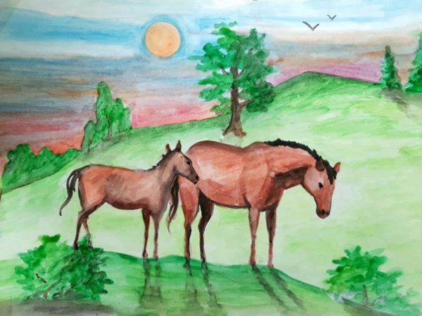 Природа Башкортостана рисунки