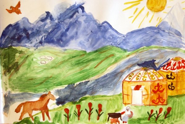 Рисунок ко Дню Республики