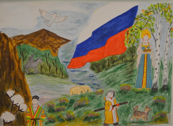 Рисунок ко Дню Республики Башкортостан