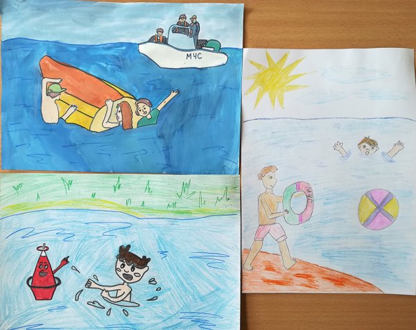 Конкурс рисунков безопасность на воде