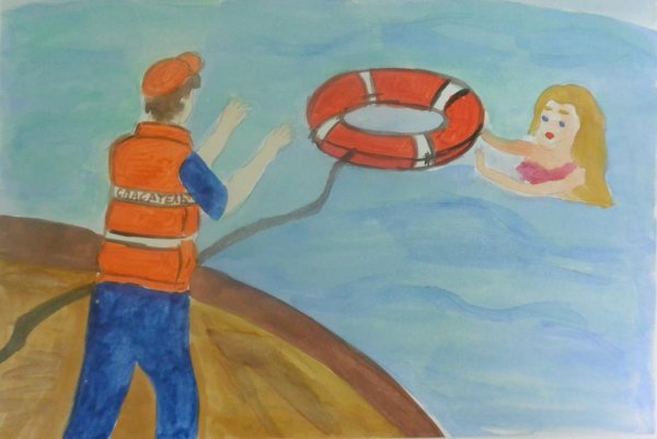 Безопасность на воде глазами детей