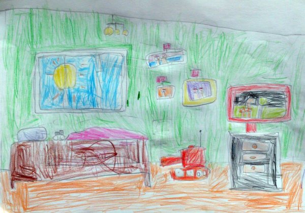 Моя комната рисунок
