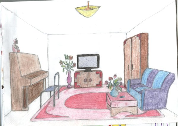 Моя комната рисунок
