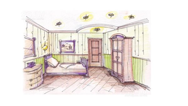 Рисунок комнаты