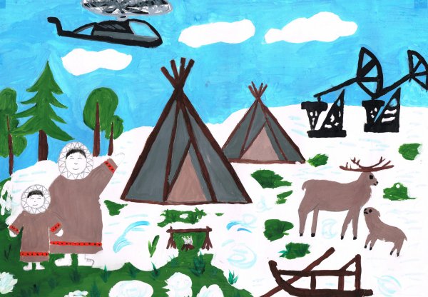 Детские рисунки Югра