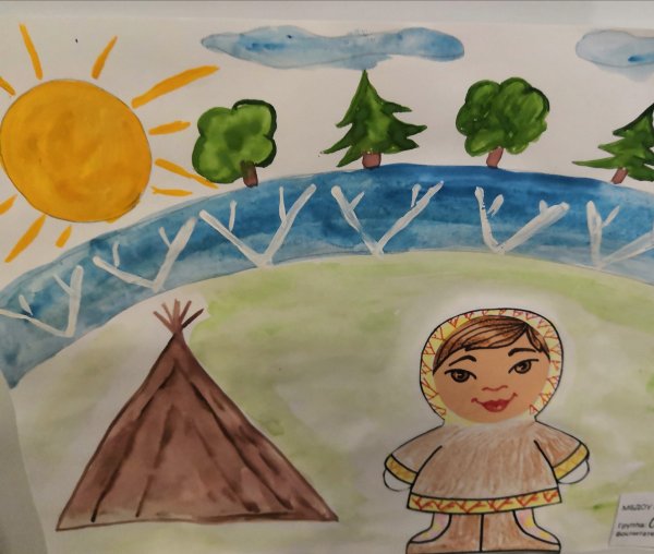 Моя Югра рисунки детей