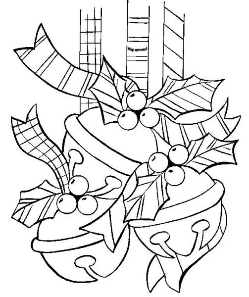 Новогодняя раскраска