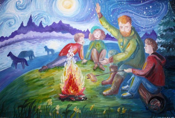 Детские картины душа России