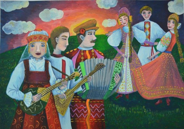 Рисунок на тему культура России