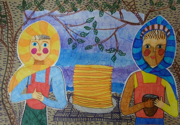 Душа России рисунок детский