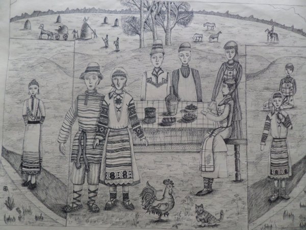 Душа России рисунок