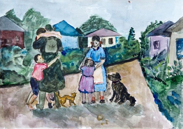 Семья душа России рисунки