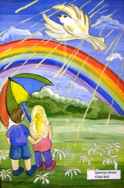 Рисунок на тему детство