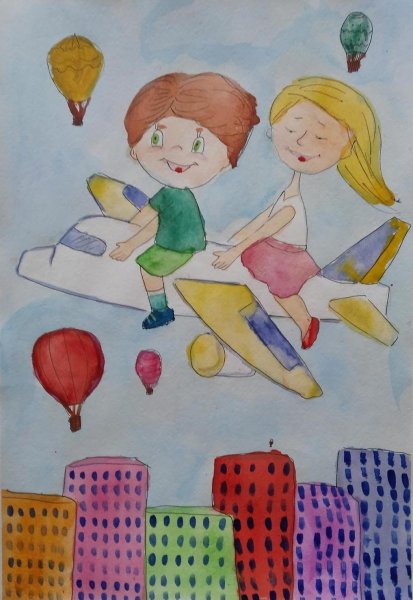 Счастливое детство рисунок на конкурс