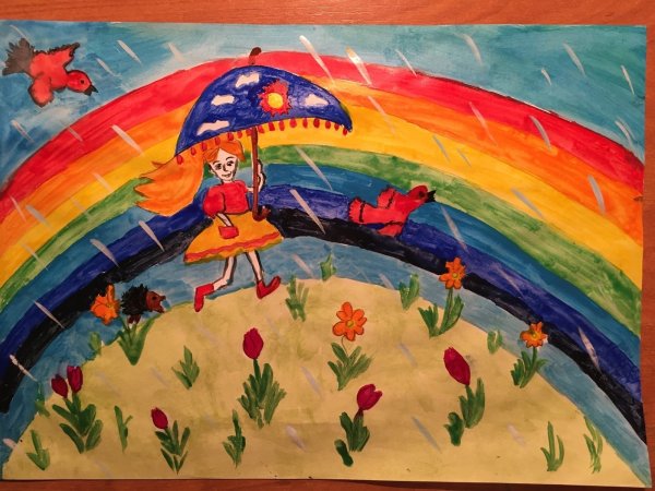 Краски детства рисунок