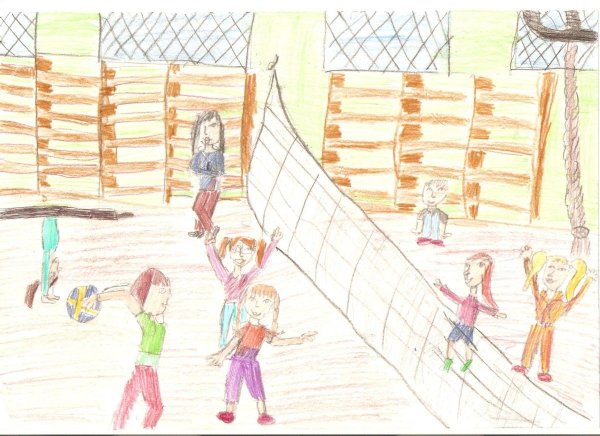 Детские рисунки на тему школа