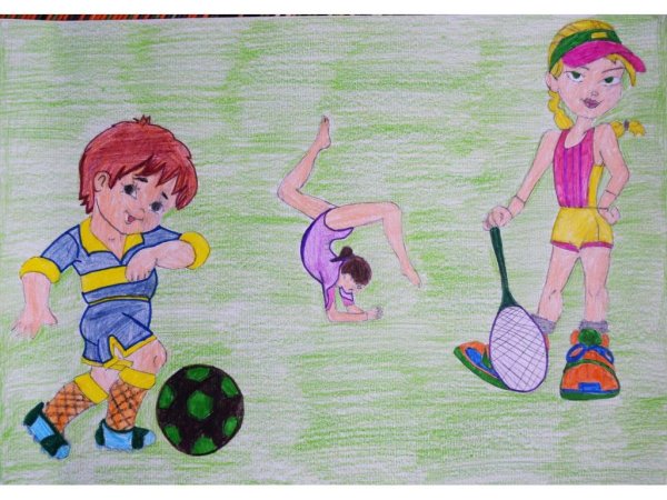 Рисование по физкультуре