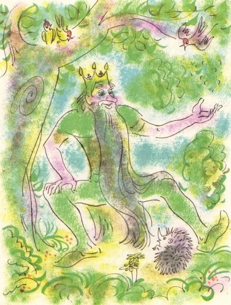 Иллюстрация к балладе Лесной царь