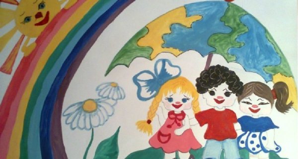 Рисование на тему Дружба