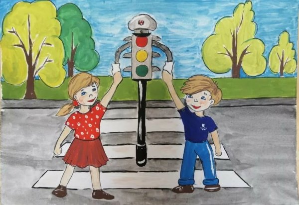 Рисунки по правилам дорожного движения