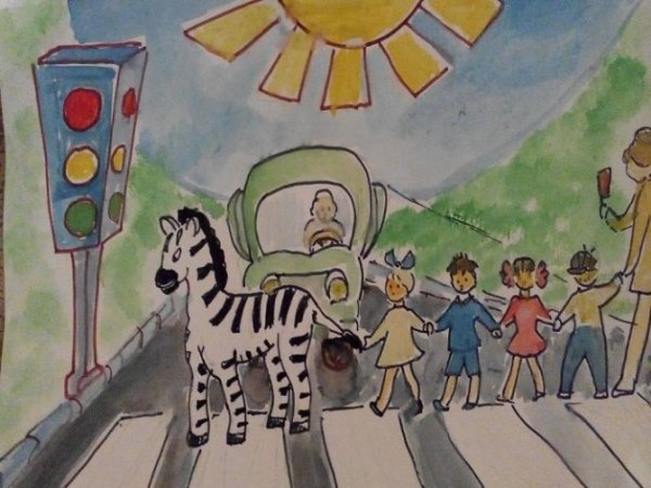 Рисунки дорожного движения