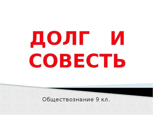Совесть это в обществознании
