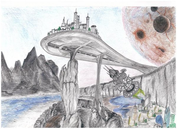 Фантастический город легко