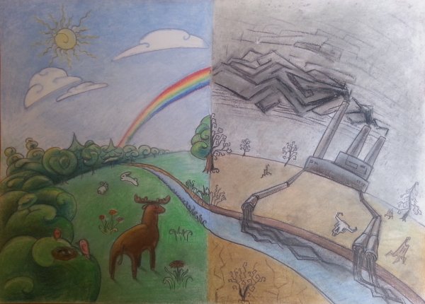 Плакат берегите воздух