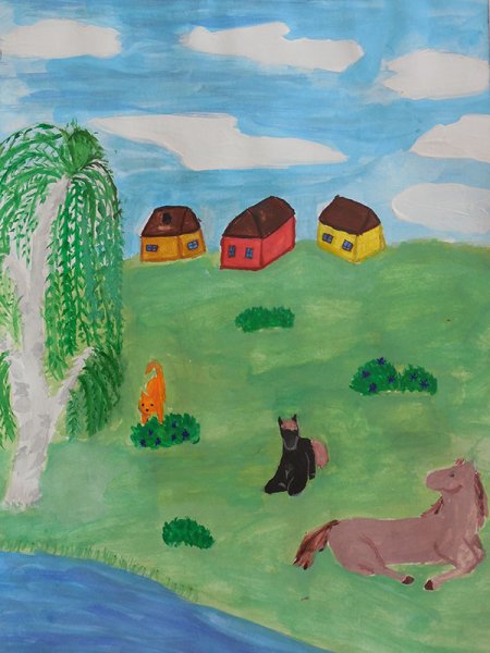 Рисование на тему природа