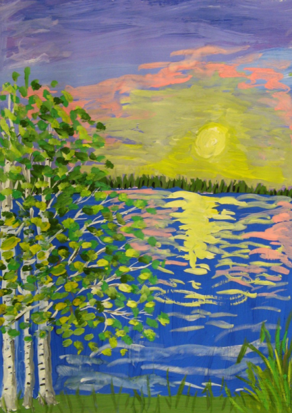 Рисунок на тему природа