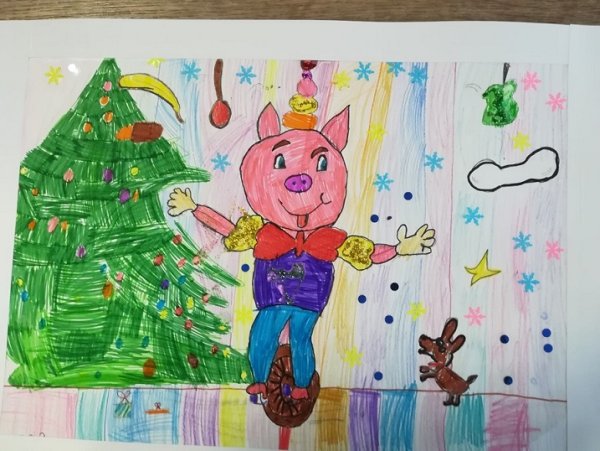 Художник Дона Гелсингер Снеговик