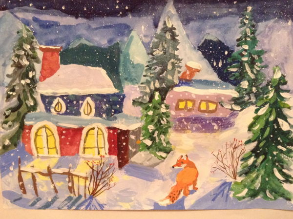 Конкурс на лучший новогодний рисунок