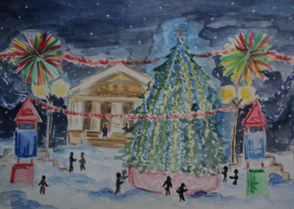 Рисунки на новый год