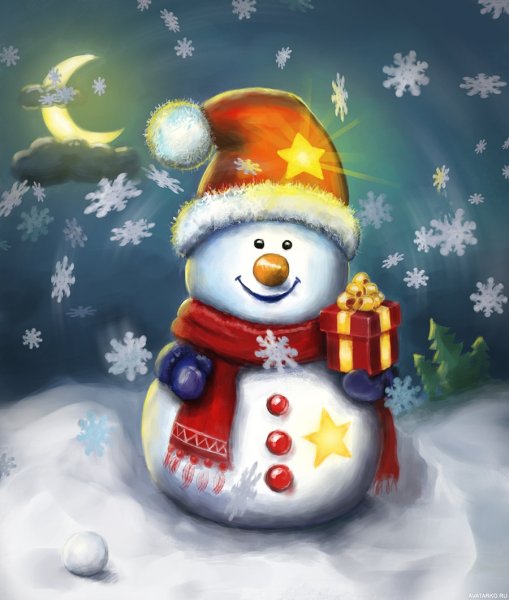 Новогодняя открытка