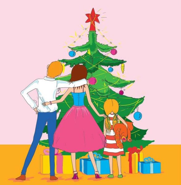 Безопасность возле елки