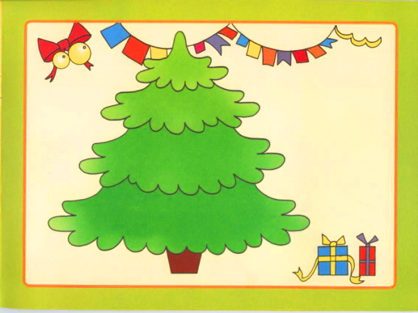 Занятие елочка для малышей